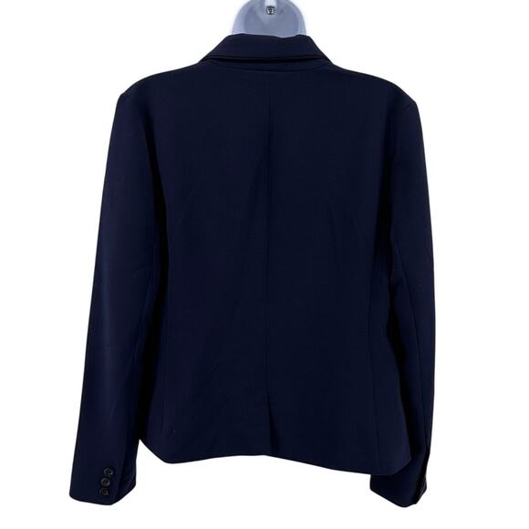 Cupcakes and Cashmere Jacket WMNS 4 Navy Blue Double Breasted Blazer Long Sleeve - Picture 5 of 8